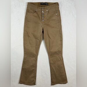 Veronica Beard Size 26 / 2 Carolyn Baby Boot High Rise Tan Flare Jeans